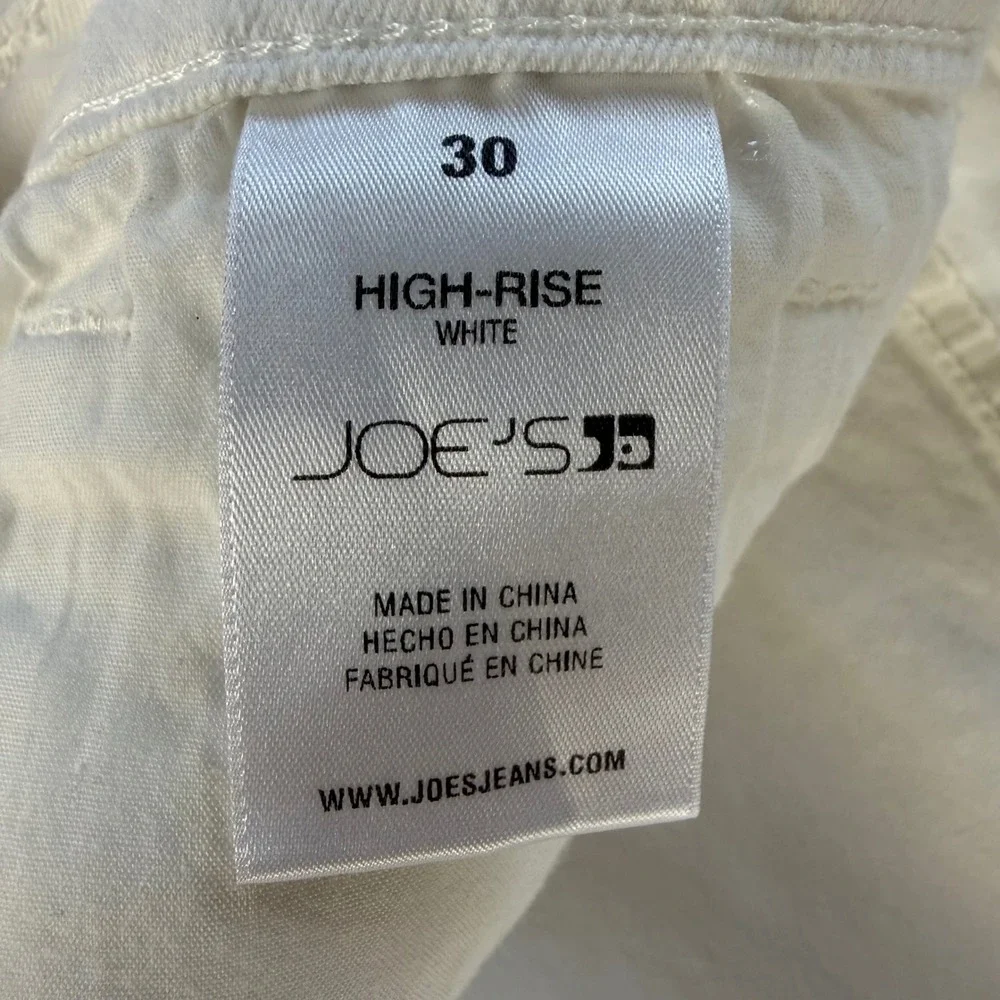 Joes Jeans Womens High Rise Flare‎ White Denim Pants Size 30 NWT NEW